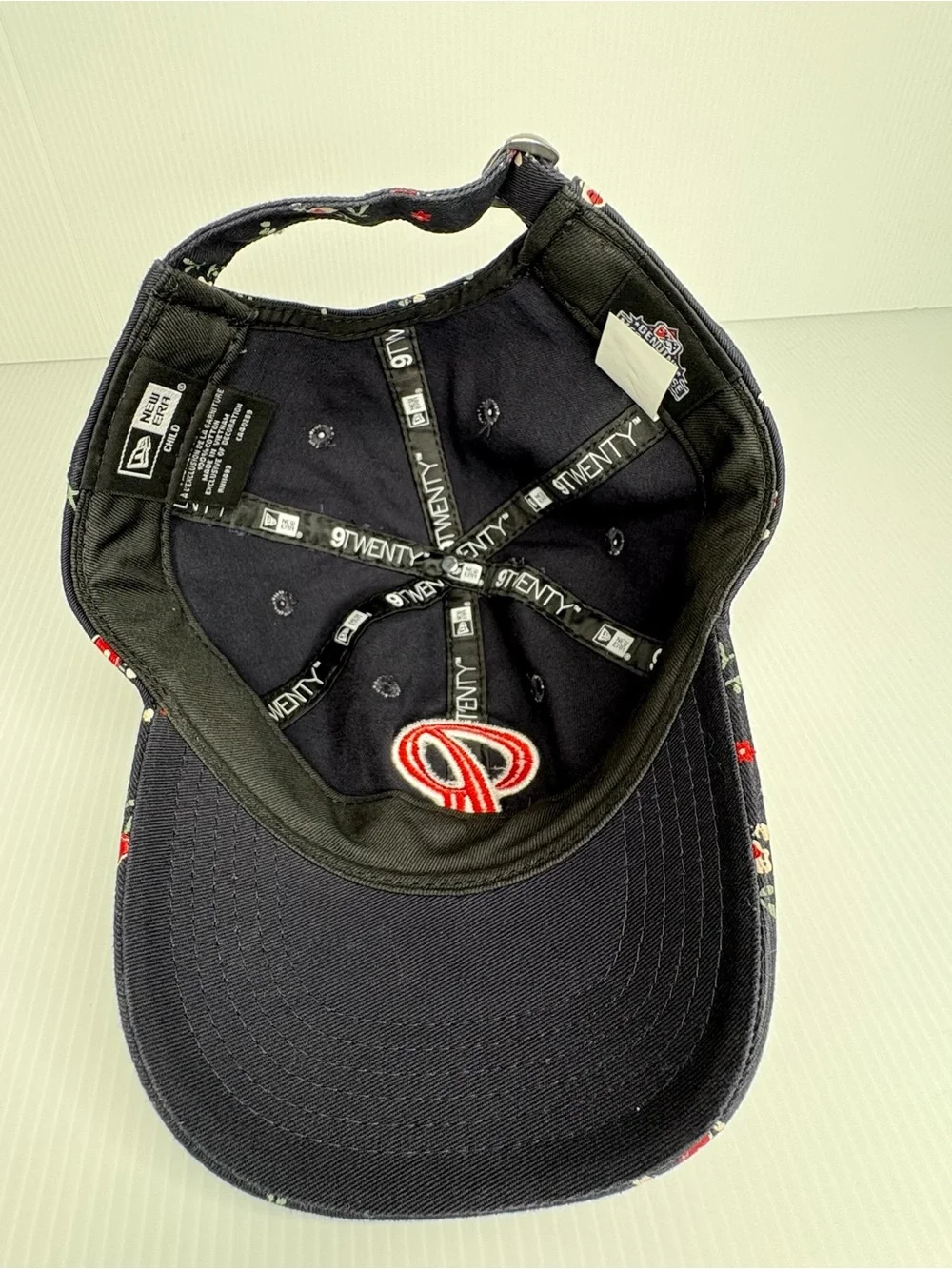 Tacoma Rainiers Baseball MiLB Youth Floral Navy Baseball Hat Casual Adjustable